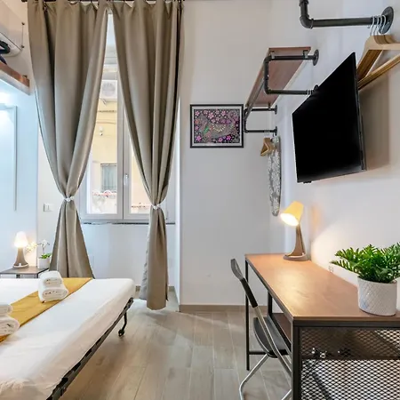 Apartment Marcantonio Colonna - Loft X5 Persone, Wi-fi, Aria Condizionata Nelle Camere, Parcheggio Privato, Metro A Lepanto 800mt Da Vaticano Rome
