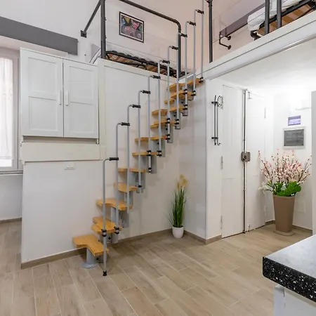 公寓 Marcantonio Colonna - Loft X5 Persone, Wi-fi, Aria Condizionata Nelle Camere, Parcheggio Privato, Metro A Lepanto 800mt Da Vaticano 罗马