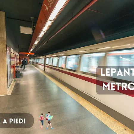 Marcantonio Colonna - Loft X5 Persone, Wi-fi, Aria Condizionata Nelle Camere, Parcheggio Privato, Metro A Lepanto 800mt Da Vaticano Apartmán